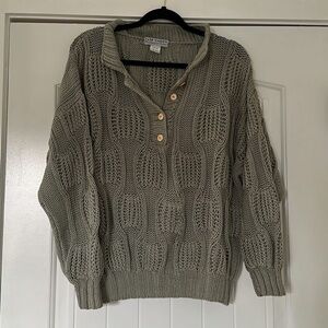 vintage hand knit sweater
